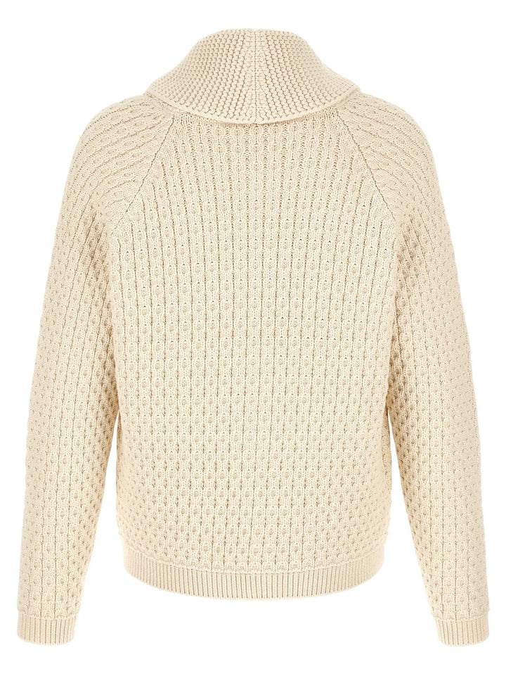 J.W.Anderson Sample Sale | J.W.Anderson White Cotton Cardigan - | Designer outlet