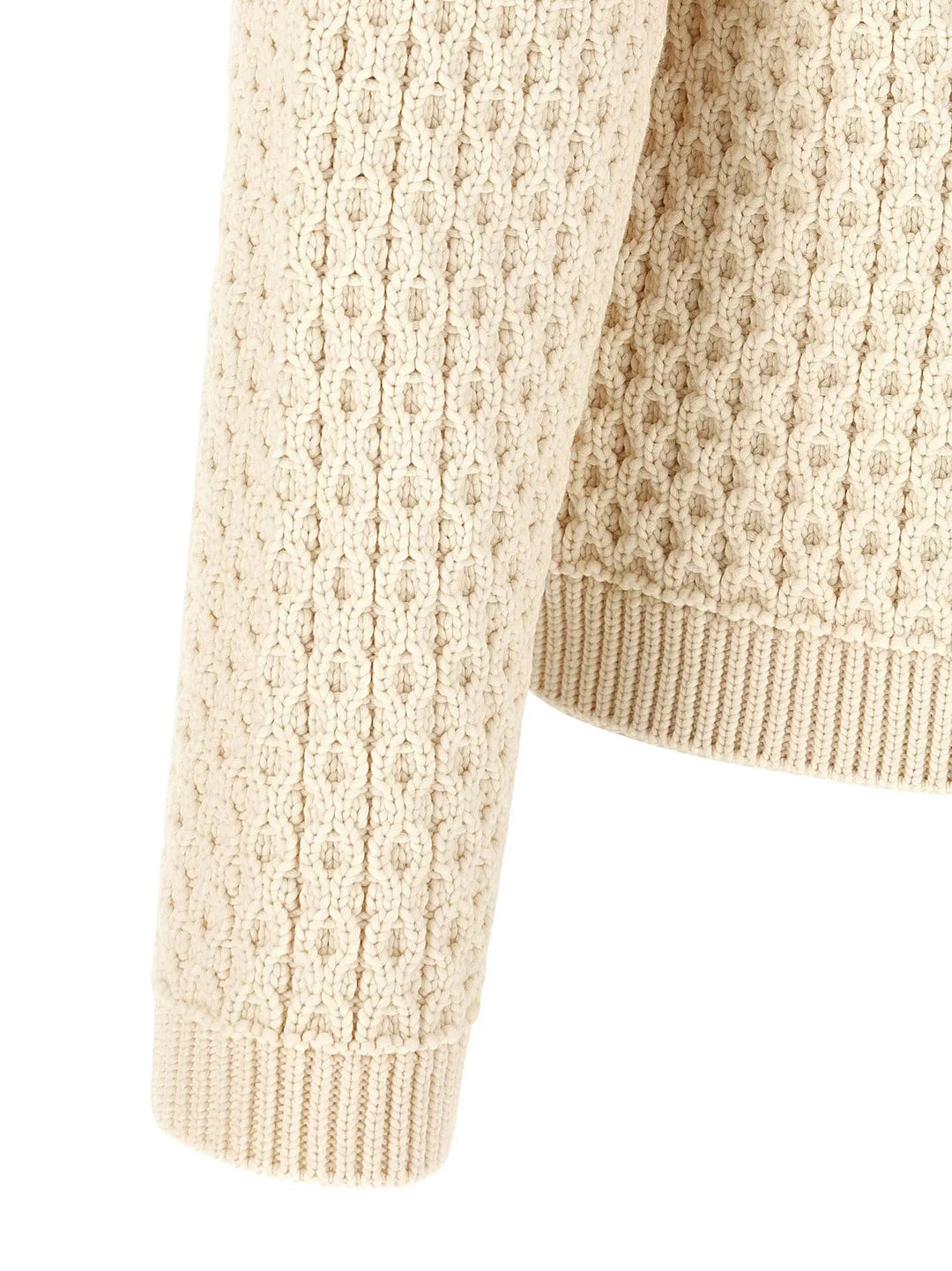J.W.Anderson Sample Sale | J.W.Anderson White Cotton Cardigan - | Designer outlet