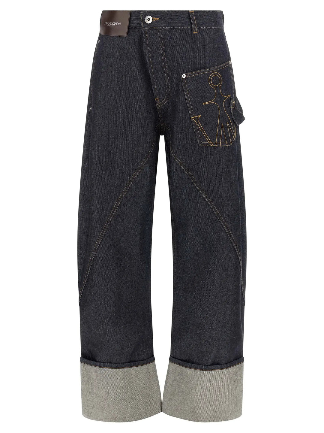 J.W.Anderson Sample Sale | J.W.Anderson Blue Cotton Straight-Leg Jeans - | Designer outlet