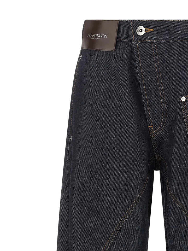 J.W.Anderson Sample Sale | J.W.Anderson Blue Cotton Straight-Leg Jeans - | Designer outlet