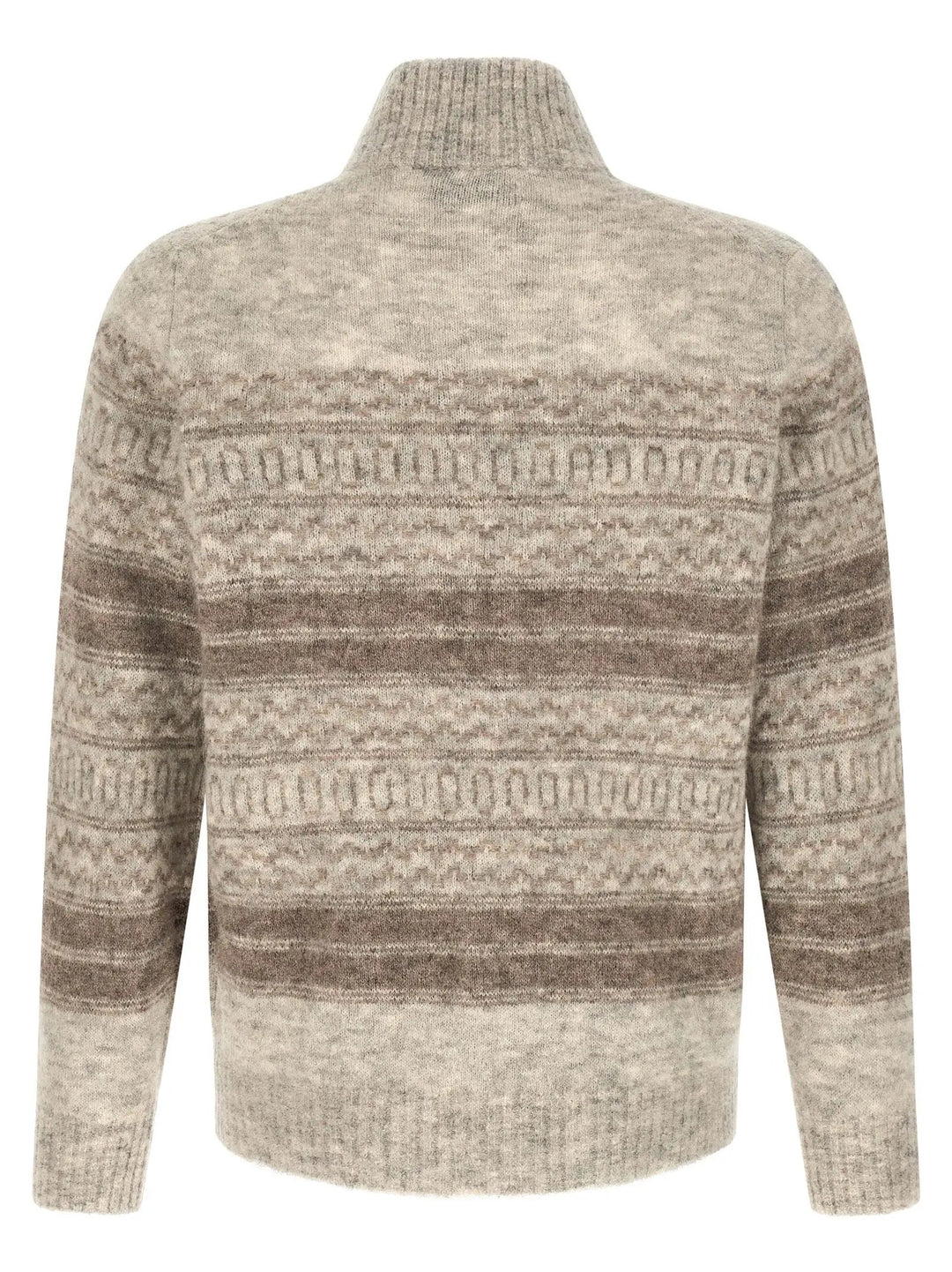 Brunello Cucinelli Sample Sale | Brunello Cucinelli Beige Alpaca Leather Cardigan - | Designer outlet