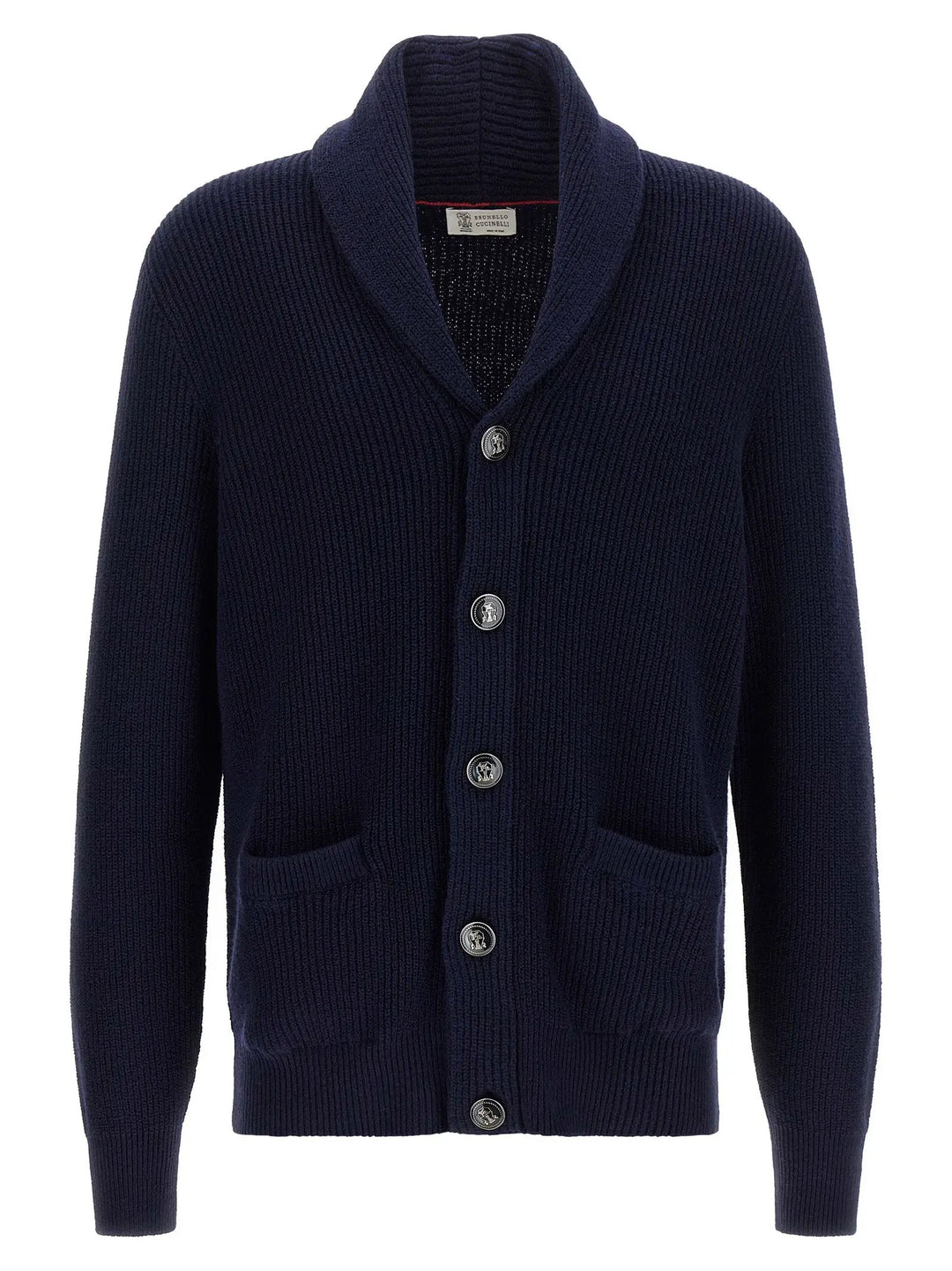 Brunello Cucinelli Sample Sale | Brunello Cucinelli Blue Cotton Cardigan - | Designer outlet