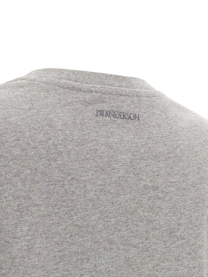 J.W.Anderson Sample Sale | J.W.Anderson Gray Cotton T-Shirt - | Designer outlet