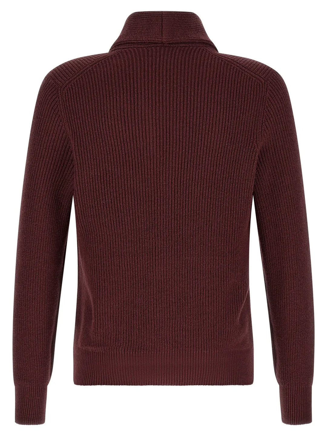 Brunello Cucinelli Sample Sale | Brunello Cucinelli Bordeaux Cotton Cardigan - | Designer outlet