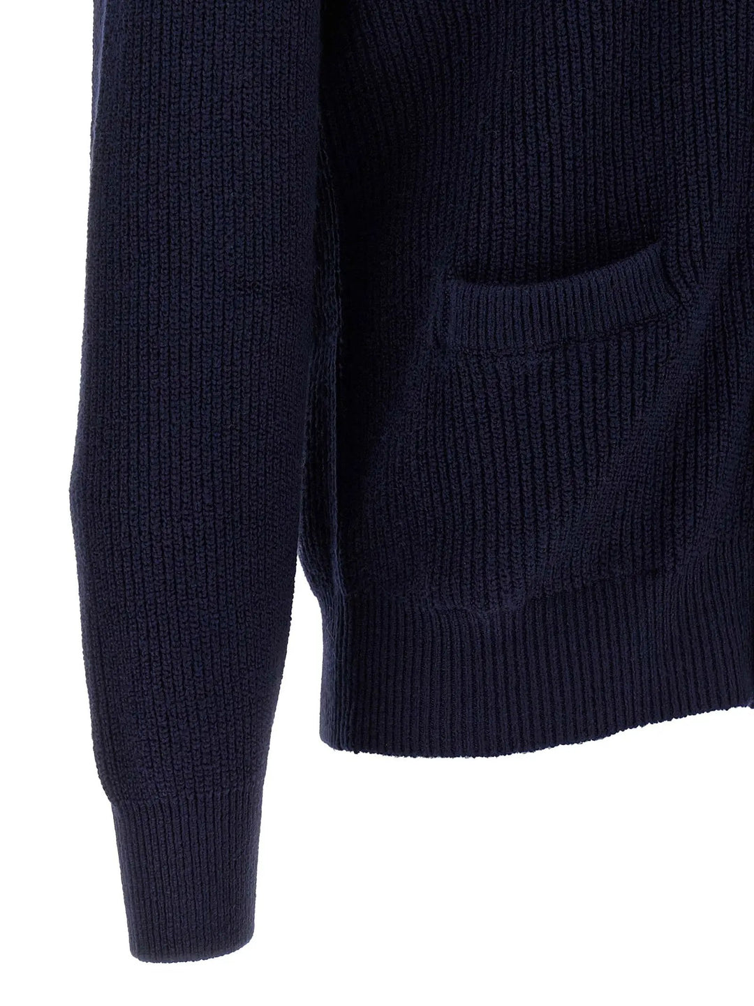Brunello Cucinelli Sample Sale | Brunello Cucinelli Blue Cotton Cardigan - | Designer outlet