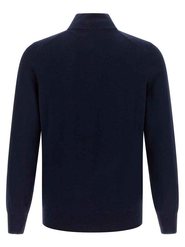 Brunello Cucinelli Sample Sale | Brunello Cucinelli Blue Cashmere Cardigan - | Designer outlet