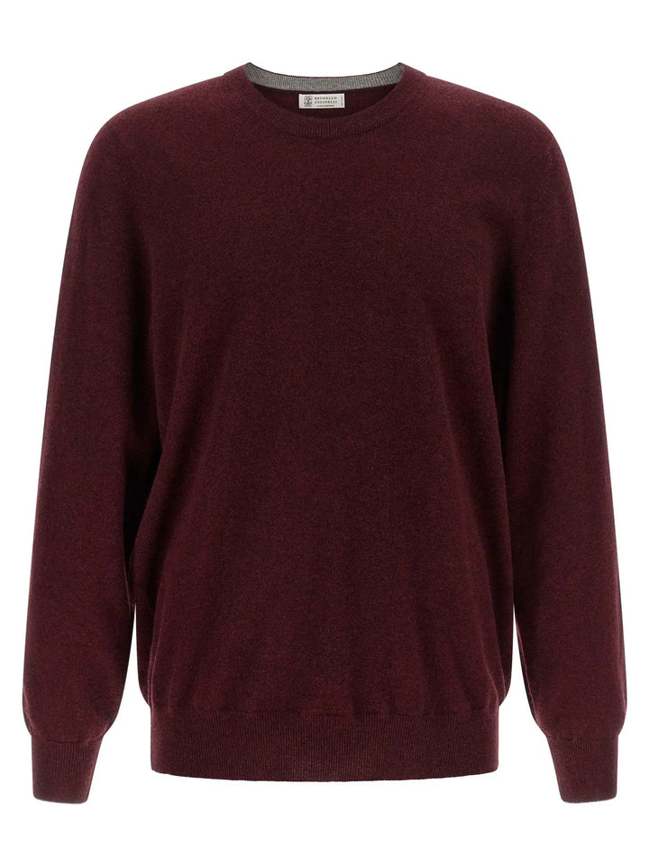 Brunello Cucinelli Sample Sale | Brunello Cucinelli Bordeaux Cashmere Cardigan - | Designer outlet