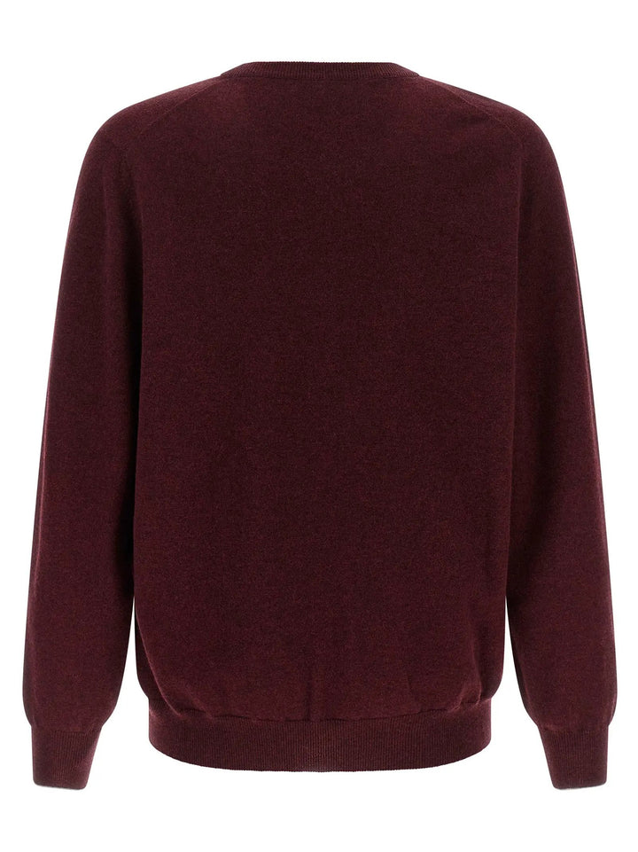 Brunello Cucinelli Sample Sale | Brunello Cucinelli Bordeaux Cashmere Cardigan - | Designer outlet