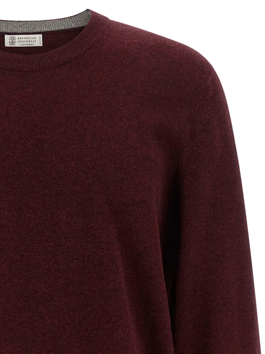 Brunello Cucinelli Sample Sale | Brunello Cucinelli Bordeaux Cashmere Cardigan - | Designer outlet