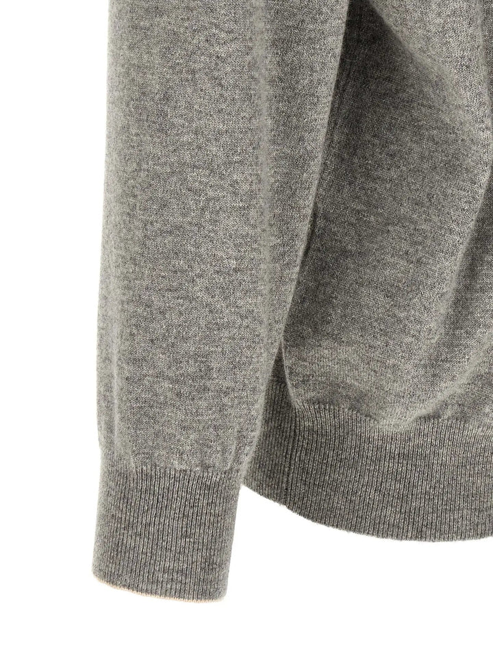 Brunello Cucinelli Sample Sale | Brunello Cucinelli Gray Cashmere Cardigan - | Designer outlet