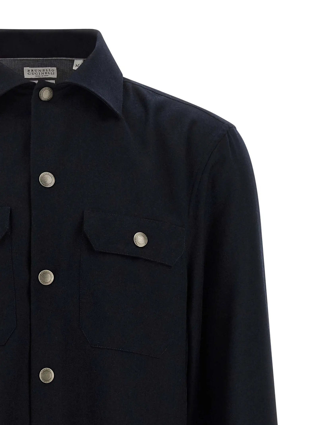 Brunello Cucinelli Sample Sale | Brunello Cucinelli Blue Virgin Wool Blouse - | Designer outlet