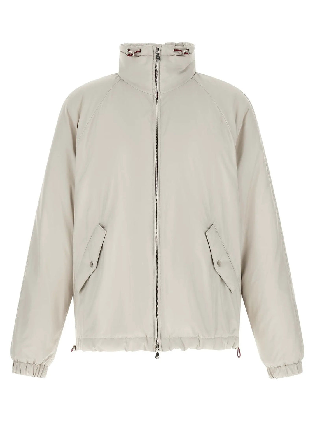 Brunello Cucinelli Sample Sale | Brunello Cucinelli White Polyester Shell Jacket - | Designer outlet