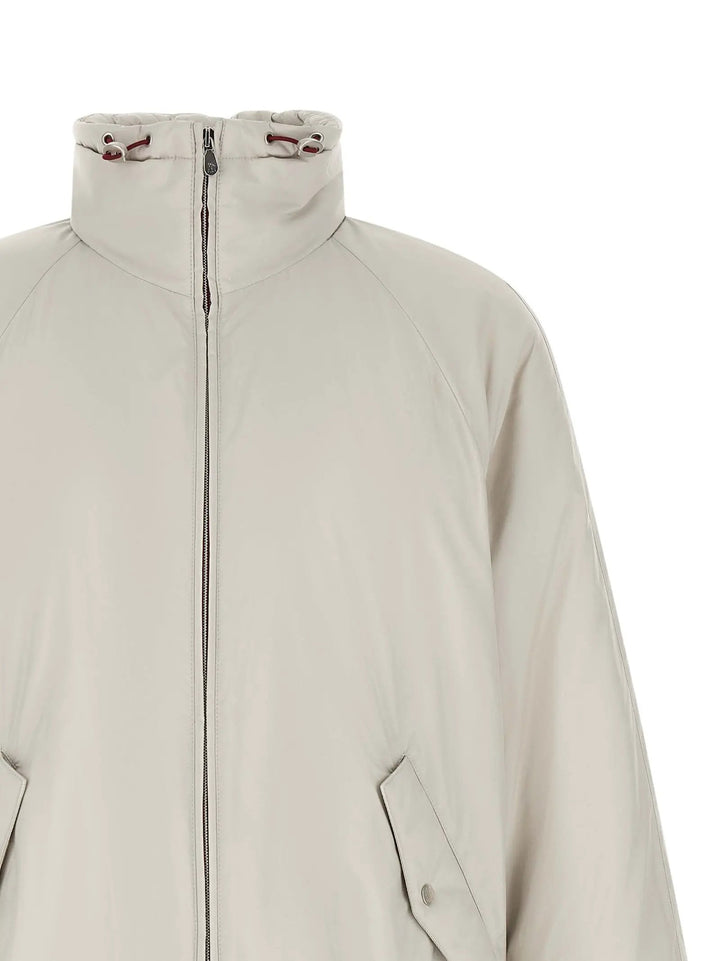 Brunello Cucinelli Sample Sale | Brunello Cucinelli White Polyester Shell Jacket - | Designer outlet