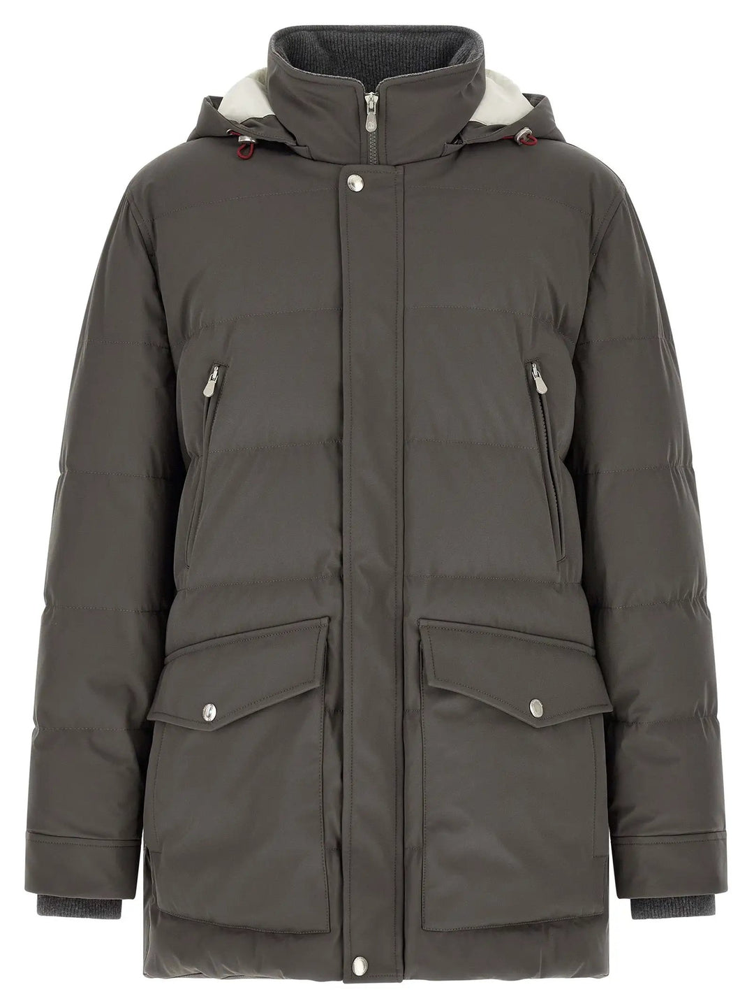 Brunello Cucinelli Sample Sale | Brunello Cucinelli Gray Polyamide Parka - | Designer outlet