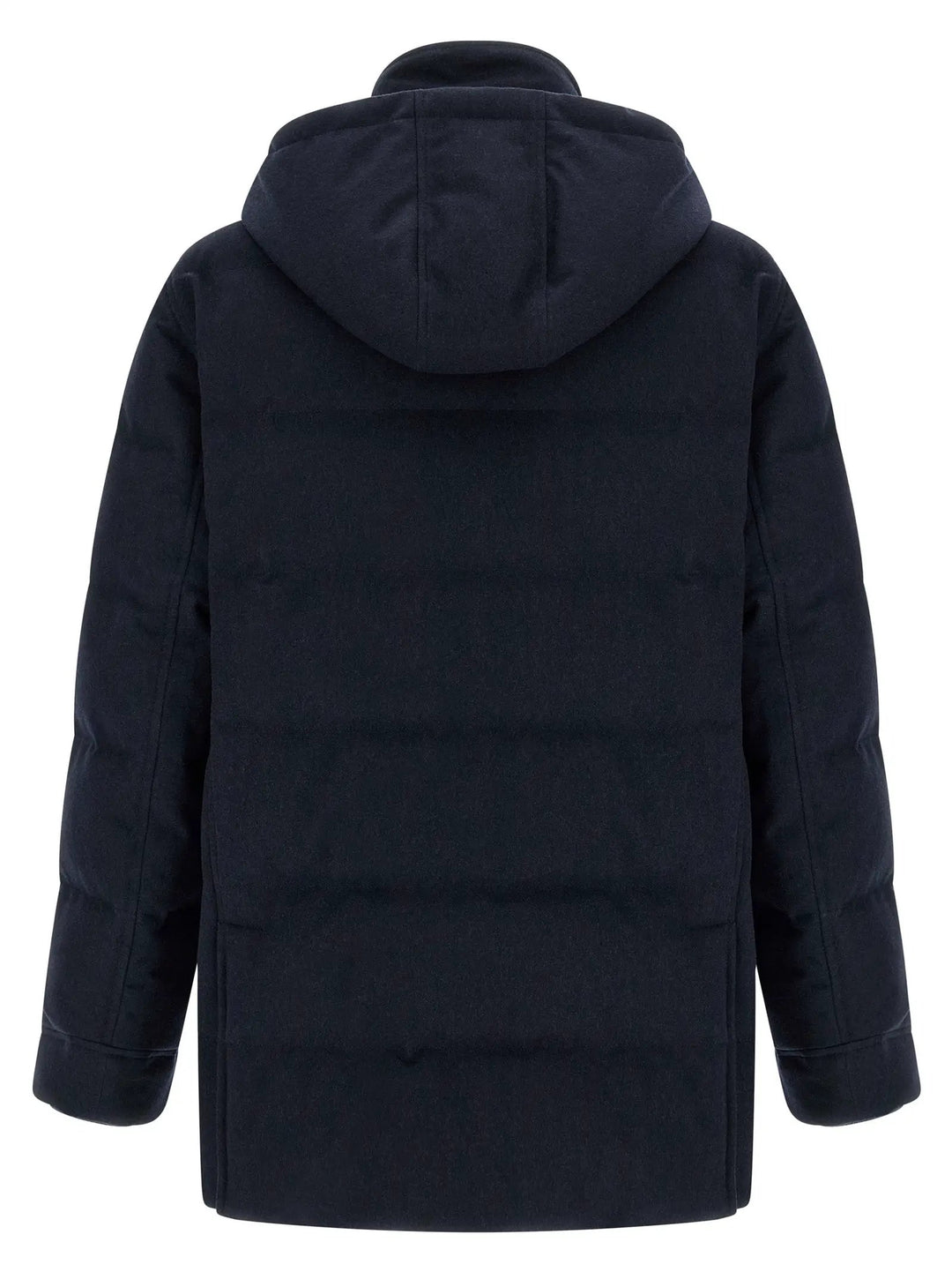 Brunello Cucinelli Sample Sale | Brunello Cucinelli Blue Wool Parka - | Designer outlet