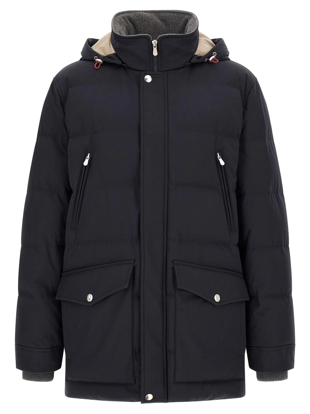Brunello Cucinelli Sample Sale | Brunello Cucinelli Blue Polyamide Parka - | Designer outlet