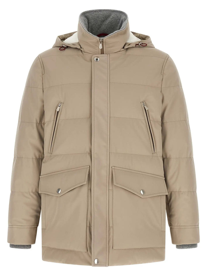 Brunello Cucinelli Sample Sale | Brunello Cucinelli Beige Polyamide Parka - | Designer outlet