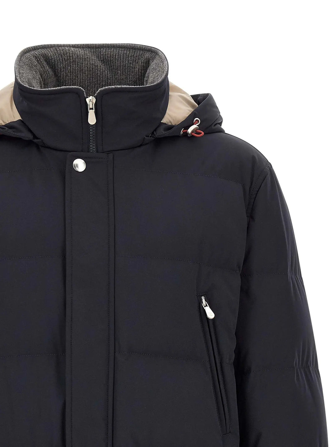 Brunello Cucinelli Sample Sale | Brunello Cucinelli Blue Polyamide Parka - | Designer outlet