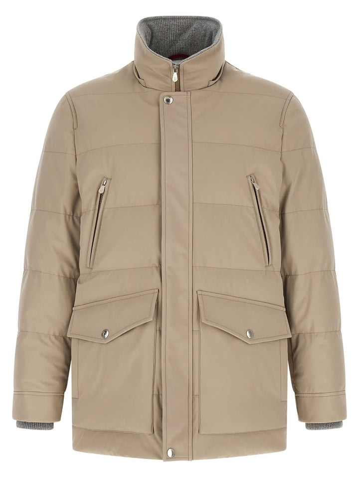 Brunello Cucinelli Sample Sale | Brunello Cucinelli Beige Polyamide Parka - | Designer outlet