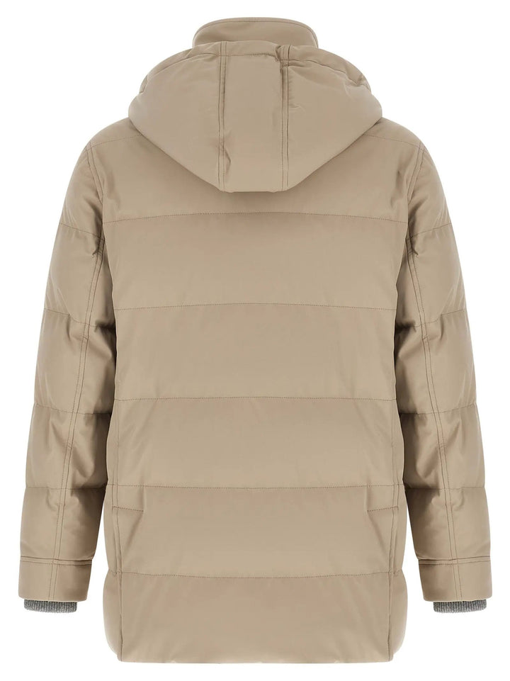 Brunello Cucinelli Sample Sale | Brunello Cucinelli Beige Polyamide Parka - | Designer outlet
