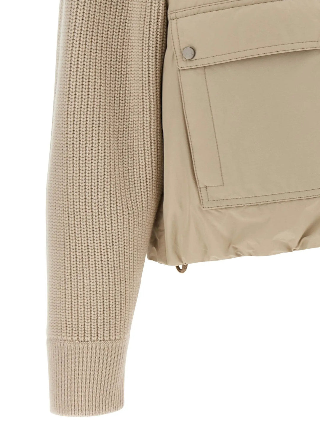 Brunello Cucinelli Sample Sale | Brunello Cucinelli Beige Cotton Full-Length Jacket - | Designer outlet