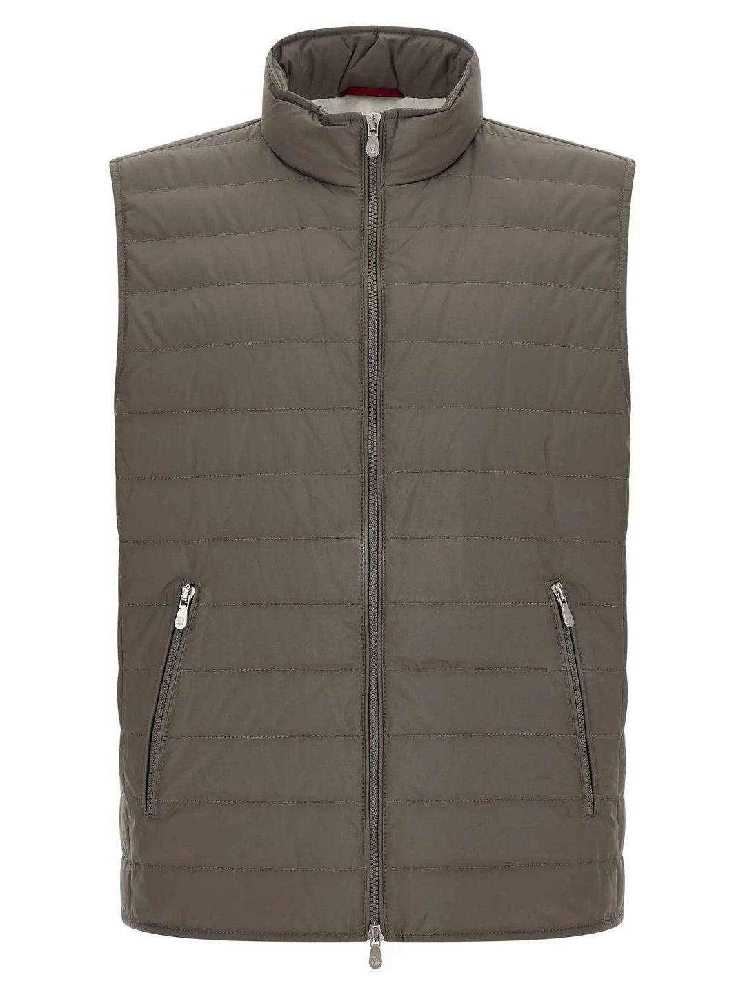 Brunello Cucinelli Sample Sale | Brunello Cucinelli Bicolor Polyester Sleeveless Jacket - | Designer outlet