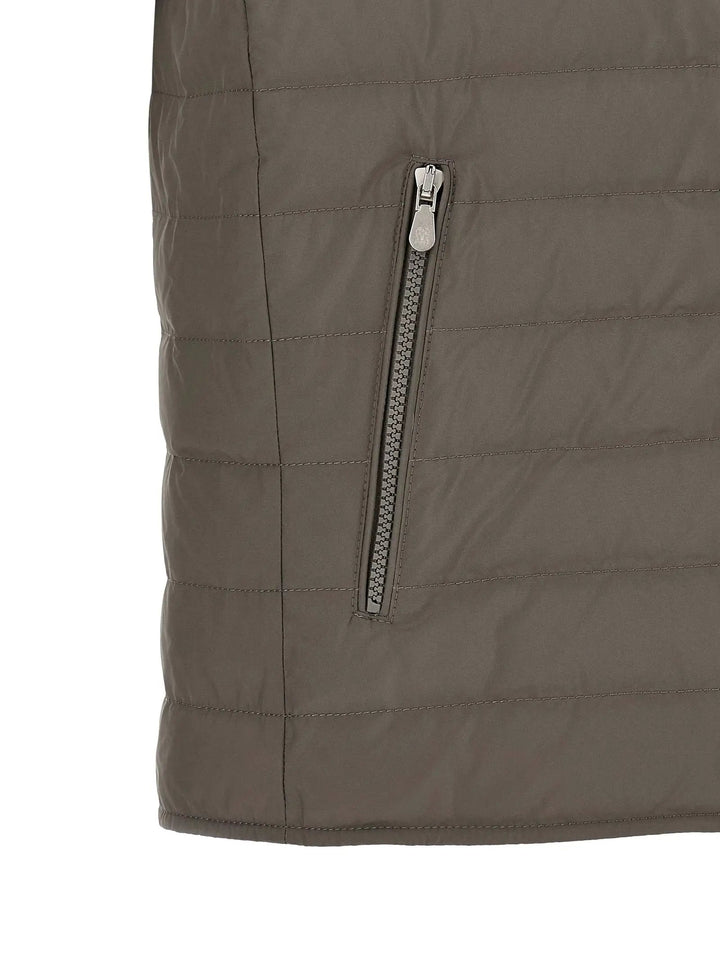 Brunello Cucinelli Sample Sale | Brunello Cucinelli Bicolor Polyester Sleeveless Jacket - | Designer outlet