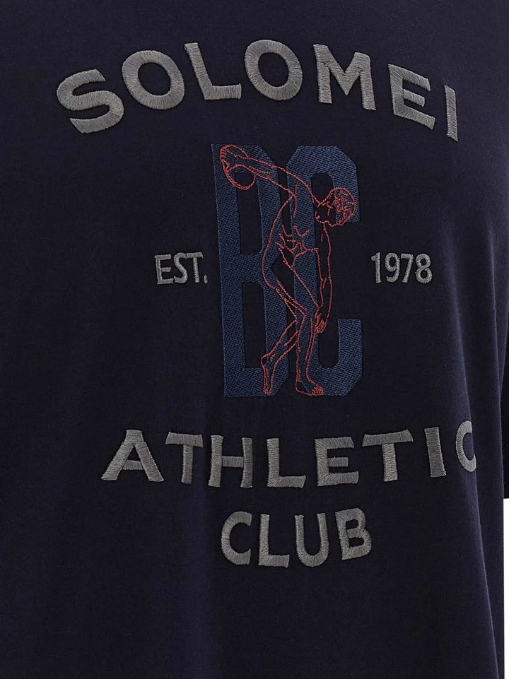 Brunello Cucinelli Sample Sale | Brunello Cucinelli Blue Cotton T-Shirt - | Designer outlet