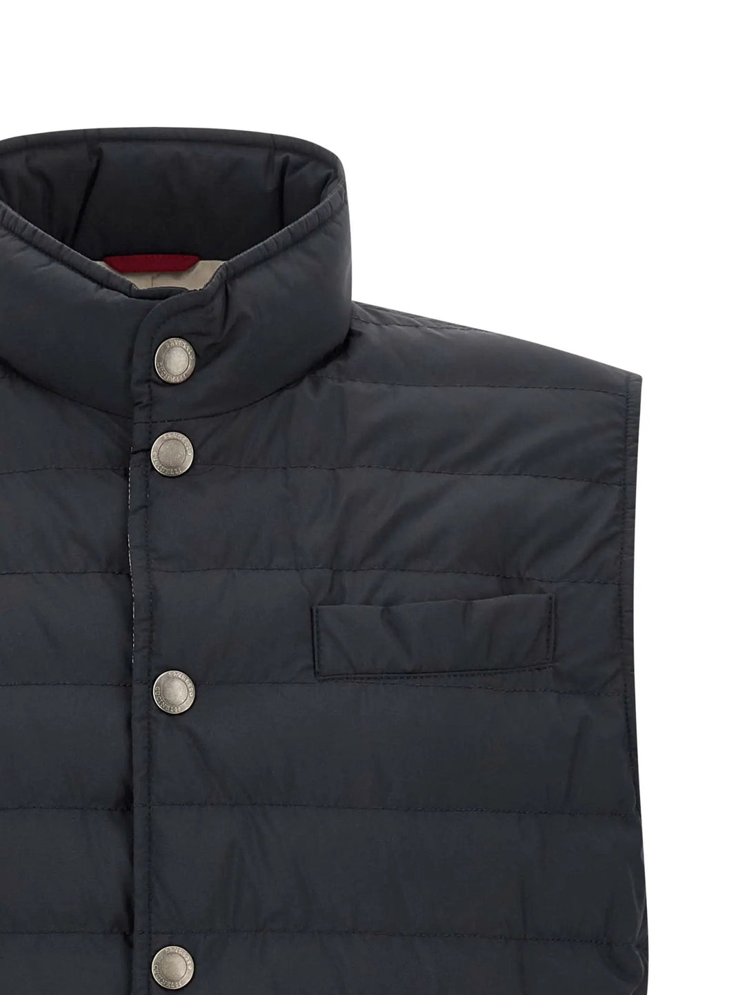 Brunello Cucinelli Sample Sale | Brunello Cucinelli Blue Polyester Sleeveless Jacket - | Designer outlet