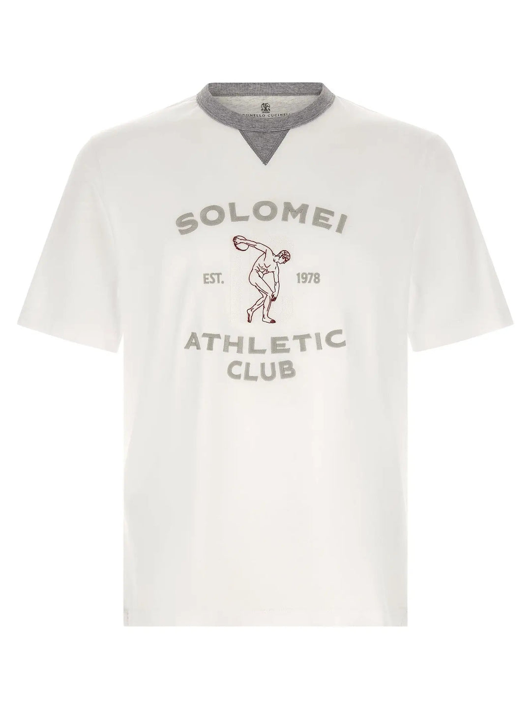 Brunello Cucinelli Sample Sale | Brunello Cucinelli White Cotton T-Shirt - | Designer outlet