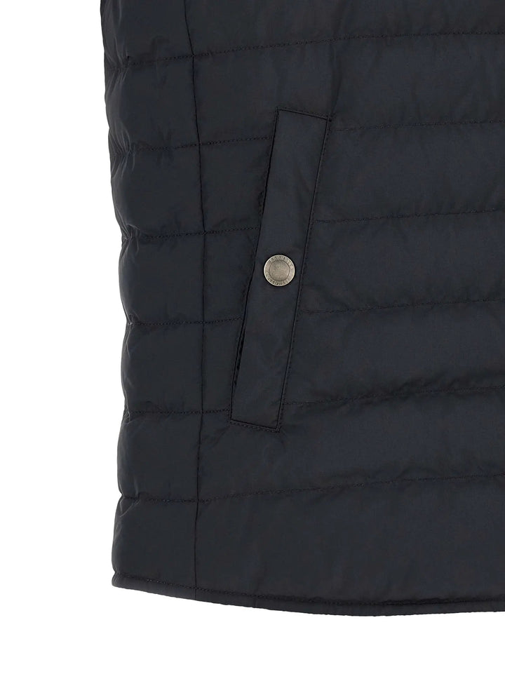 Brunello Cucinelli Sample Sale | Brunello Cucinelli Blue Polyester Sleeveless Jacket - | Designer outlet