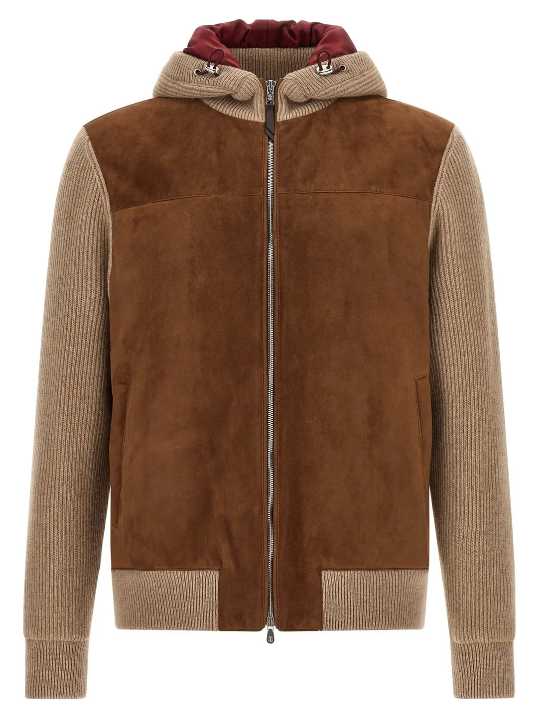 Brunello Cucinelli Sample Sale | Brunello Cucinelli Brown Lamb Leather Bomber - | Designer outlet