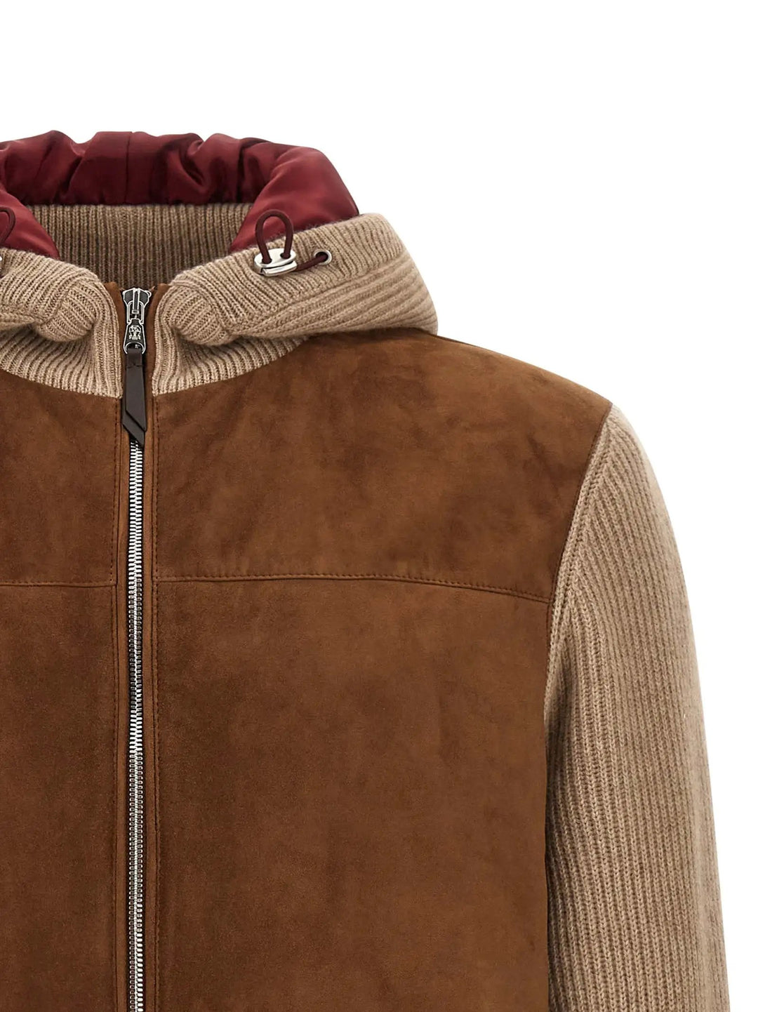 Brunello Cucinelli Sample Sale | Brunello Cucinelli Brown Lamb Leather Bomber - | Designer outlet