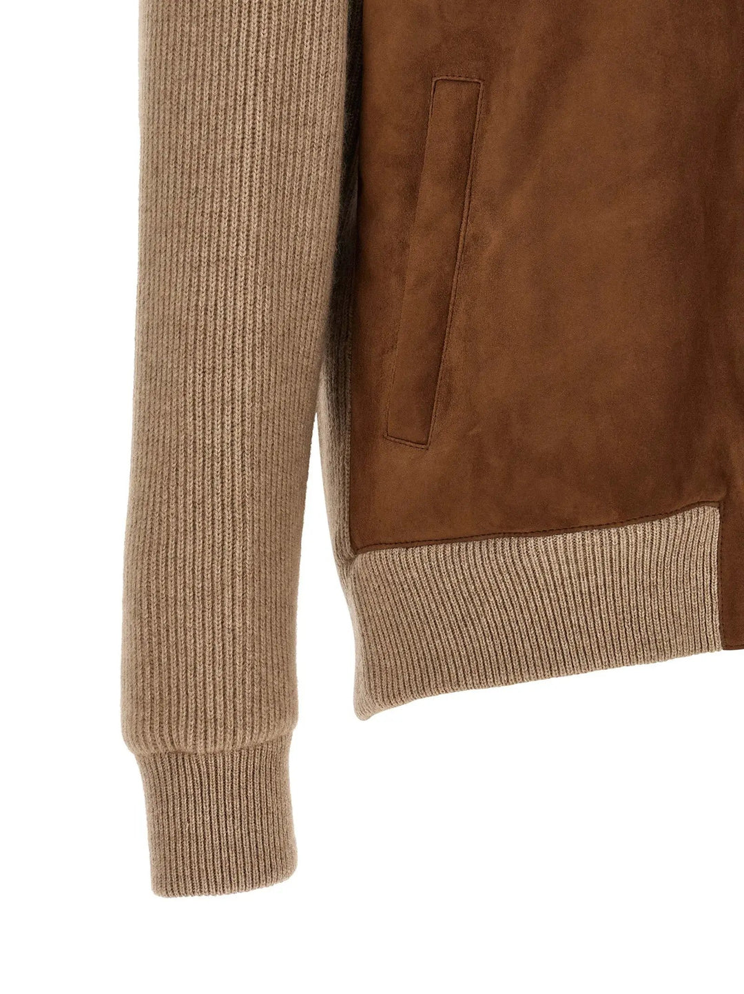 Brunello Cucinelli Sample Sale | Brunello Cucinelli Brown Lamb Leather Bomber - | Designer outlet
