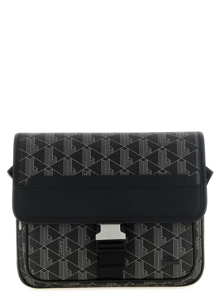 Lacoste Sample Sale | Lacoste Black Pvc Crossbody Bag - | Designer outlet