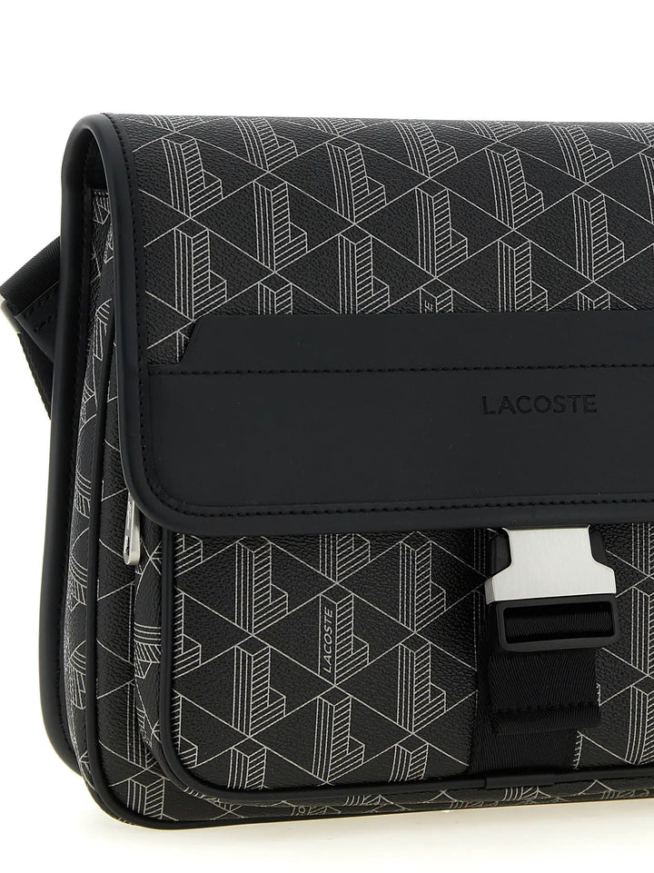 Lacoste Sample Sale | Lacoste Black Pvc Crossbody Bag - | Designer outlet