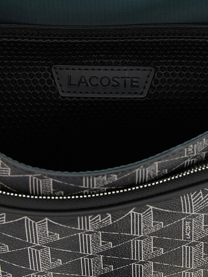 Lacoste Sample Sale | Lacoste Black Pvc Crossbody Bag - | Designer outlet