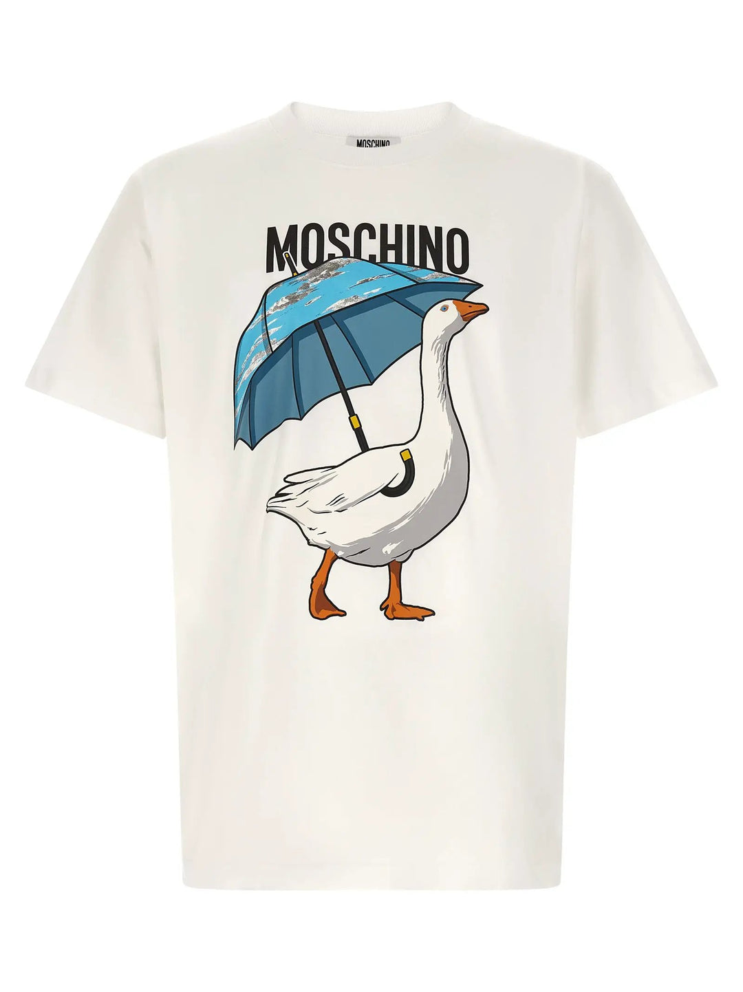 Moschino Sample Sale | Moschino White Cotton T-Shirt - | Designer outlet