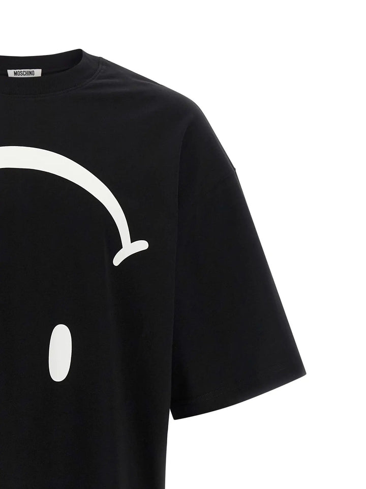 Moschino Sample Sale | Moschino Bicolor Cotton T-Shirt - | Designer outlet