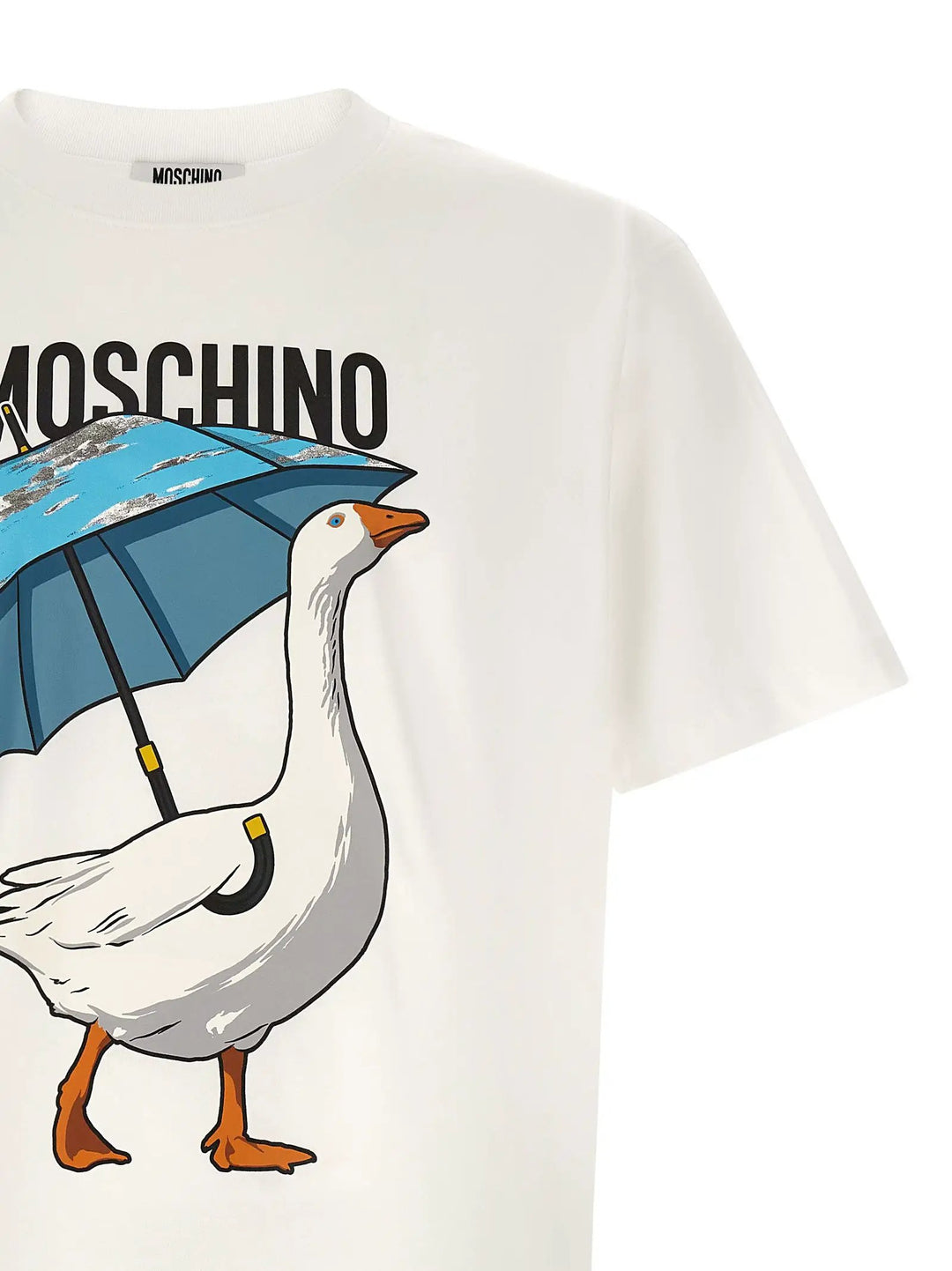 Moschino Sample Sale | Moschino White Cotton T-Shirt - | Designer outlet