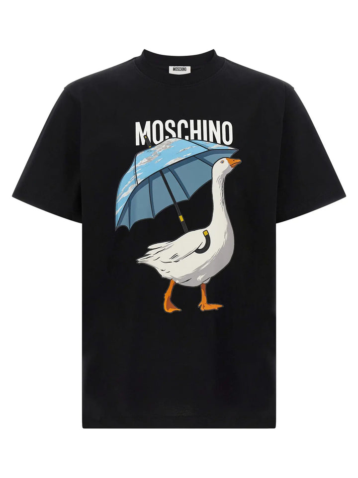 Moschino Sample Sale | Moschino Black Cotton T-Shirt - | Designer outlet