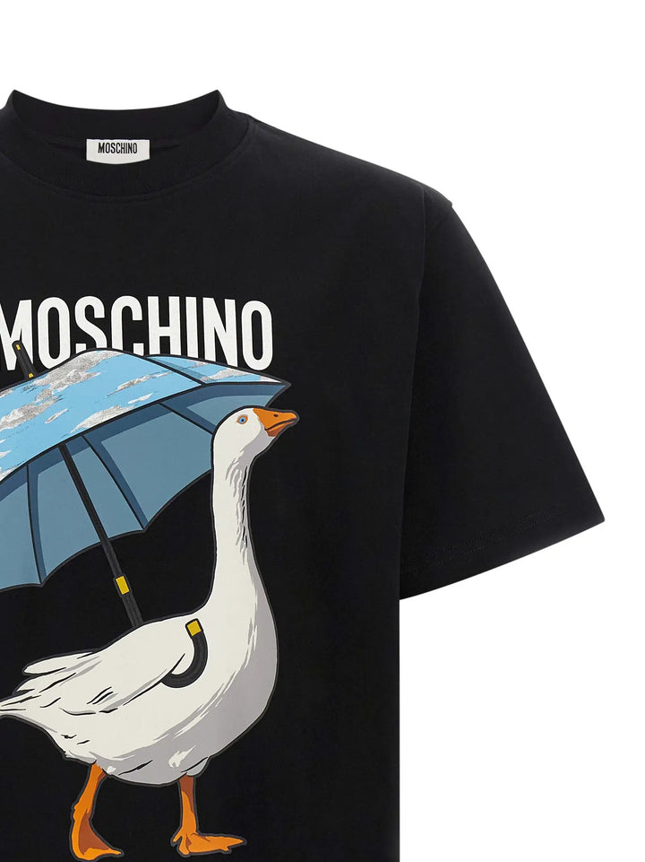 Moschino Sample Sale | Moschino Black Cotton T-Shirt - | Designer outlet