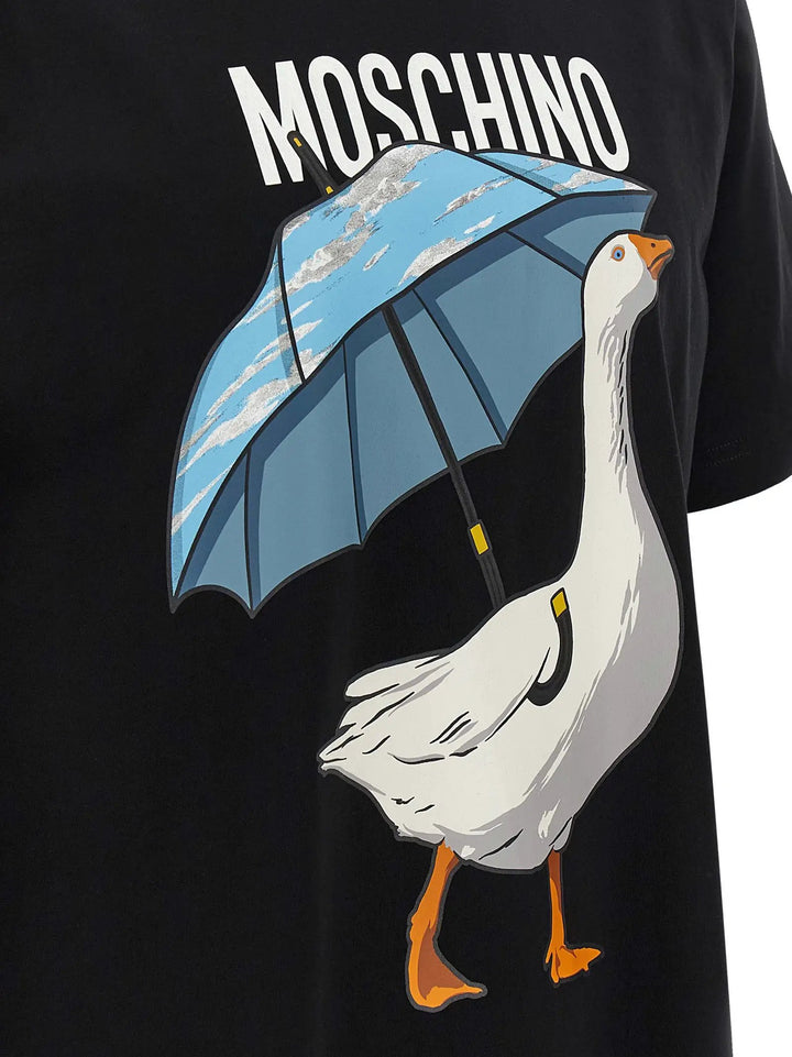 Moschino Sample Sale | Moschino Black Cotton T-Shirt - | Designer outlet