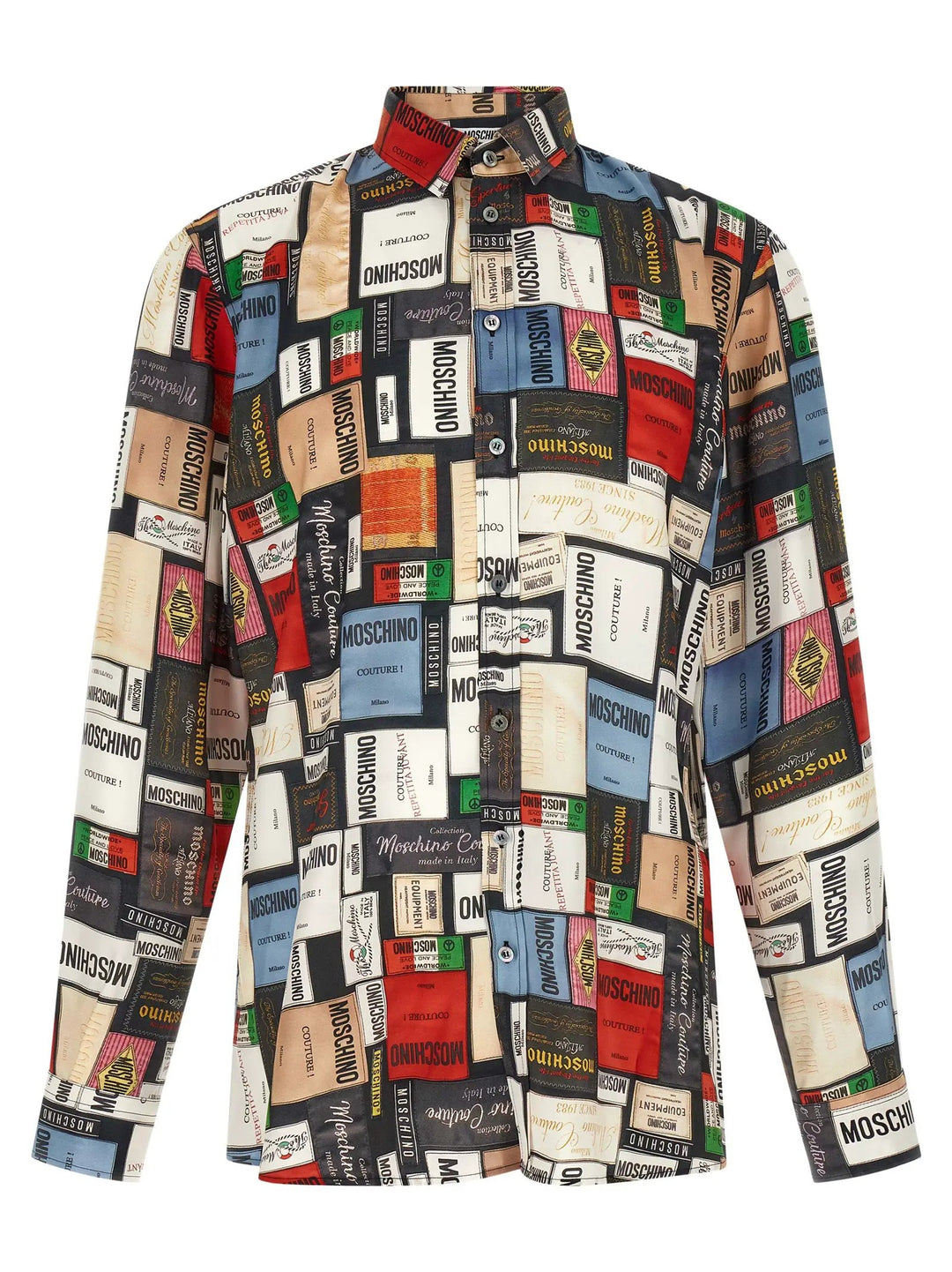 Moschino Sample Sale | Moschino Multicolor Silk Blouse - | Designer outlet