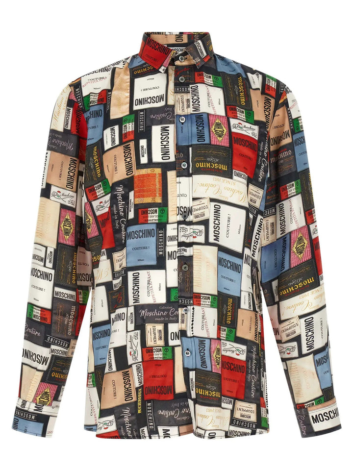 Moschino Sample Sale | Moschino Multicolor Silk Blouse - | Designer outlet