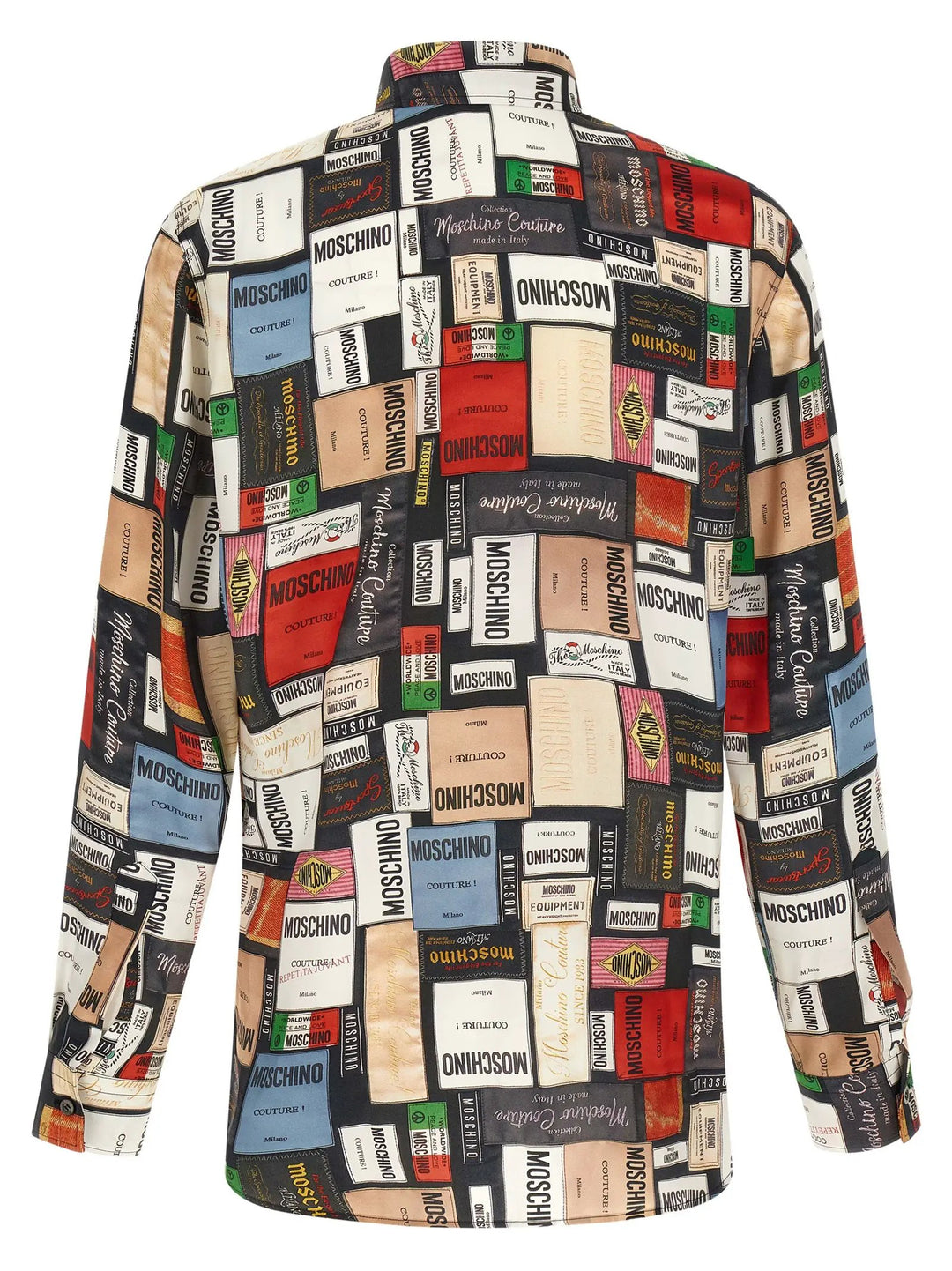 Moschino Sample Sale | Moschino Multicolor Silk Blouse - | Designer outlet