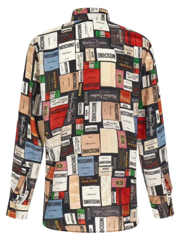 Moschino Sample Sale | Moschino Multicolor Silk Blouse - | Designer outlet