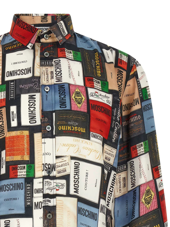 Moschino Sample Sale | Moschino Multicolor Silk Blouse - | Designer outlet