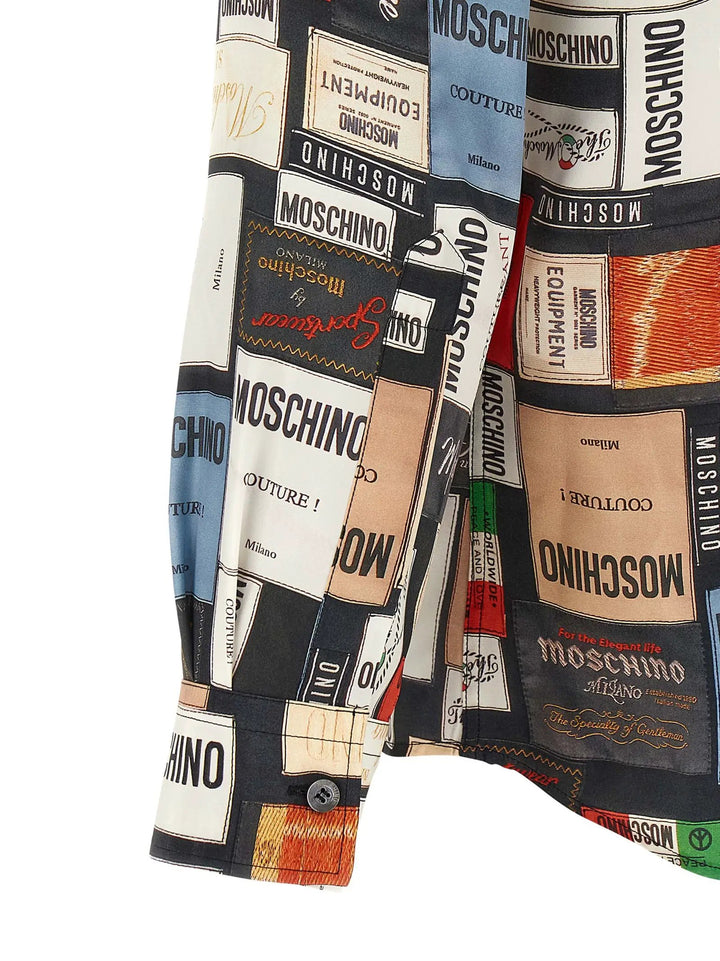 Moschino Sample Sale | Moschino Multicolor Silk Blouse - | Designer outlet