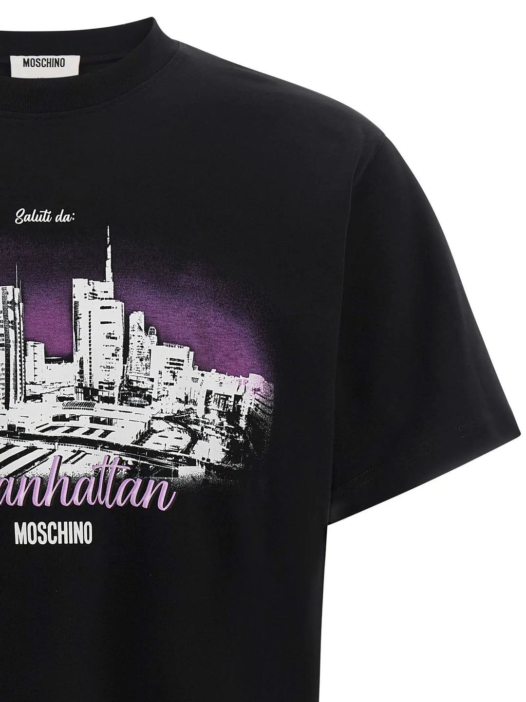 Moschino Sample Sale | Moschino Black Cotton T-Shirt - | Designer outlet